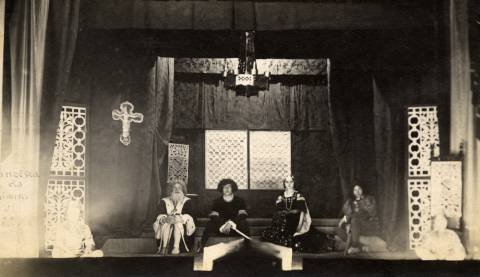 Rappresentazione della “Francesca da Rimini” al teatro “Modernissimo” di Massarosa fotografia degli anni ‘30