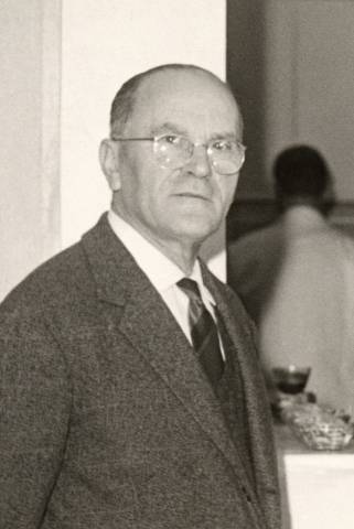 Virginio Bianchi in una fotografia degli anni '60
