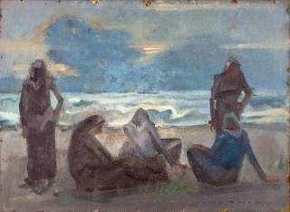 Donne sulla spiaggia